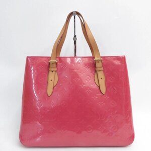 Authentic Louis Vuitton Monogram Vernis Brentwood Tote in Framboise - GUC